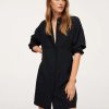 Women Styched Fashion | Puffed Sleeves Dress