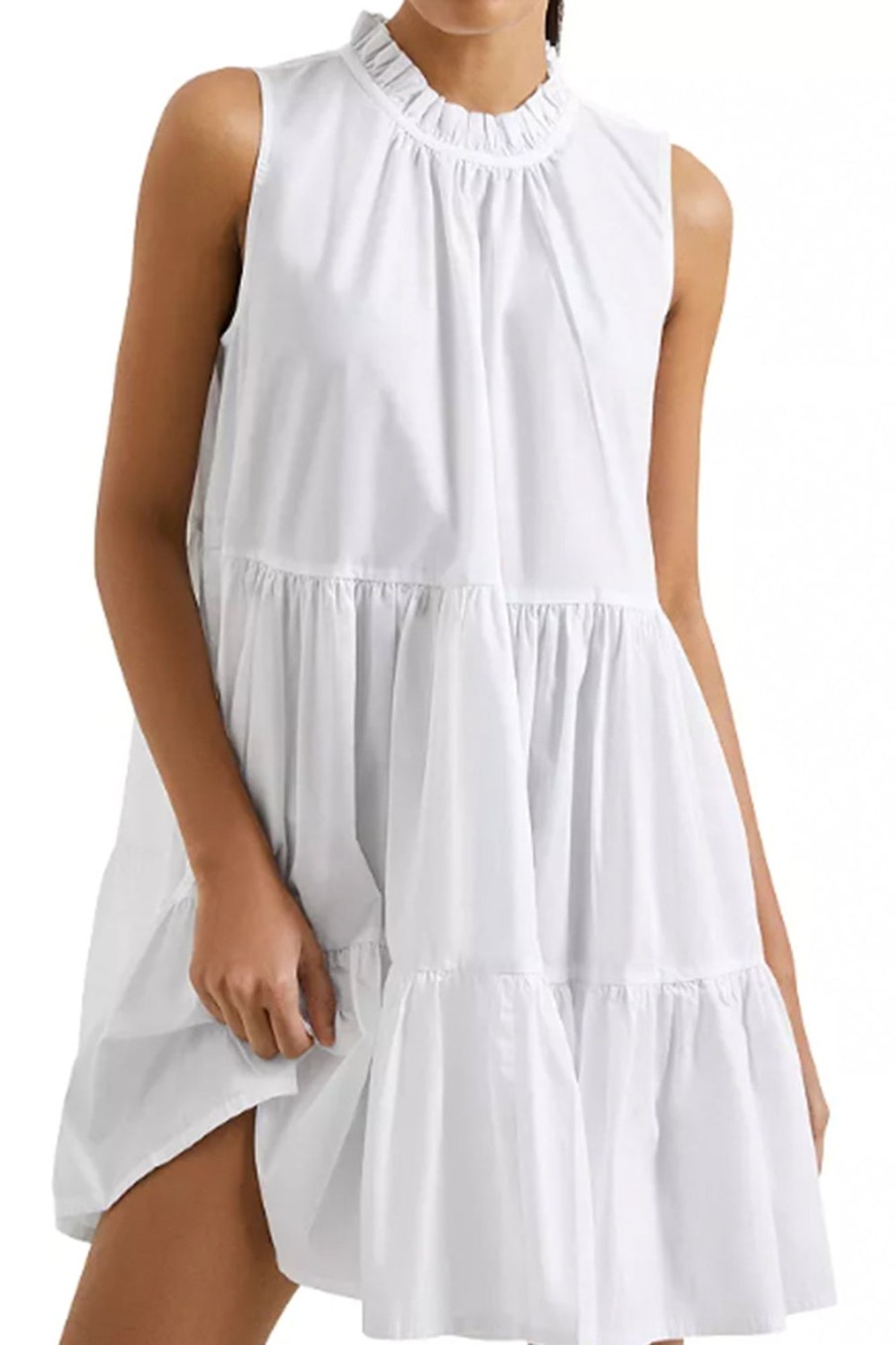 Women Styched Fashion | Spring Fling White Dress