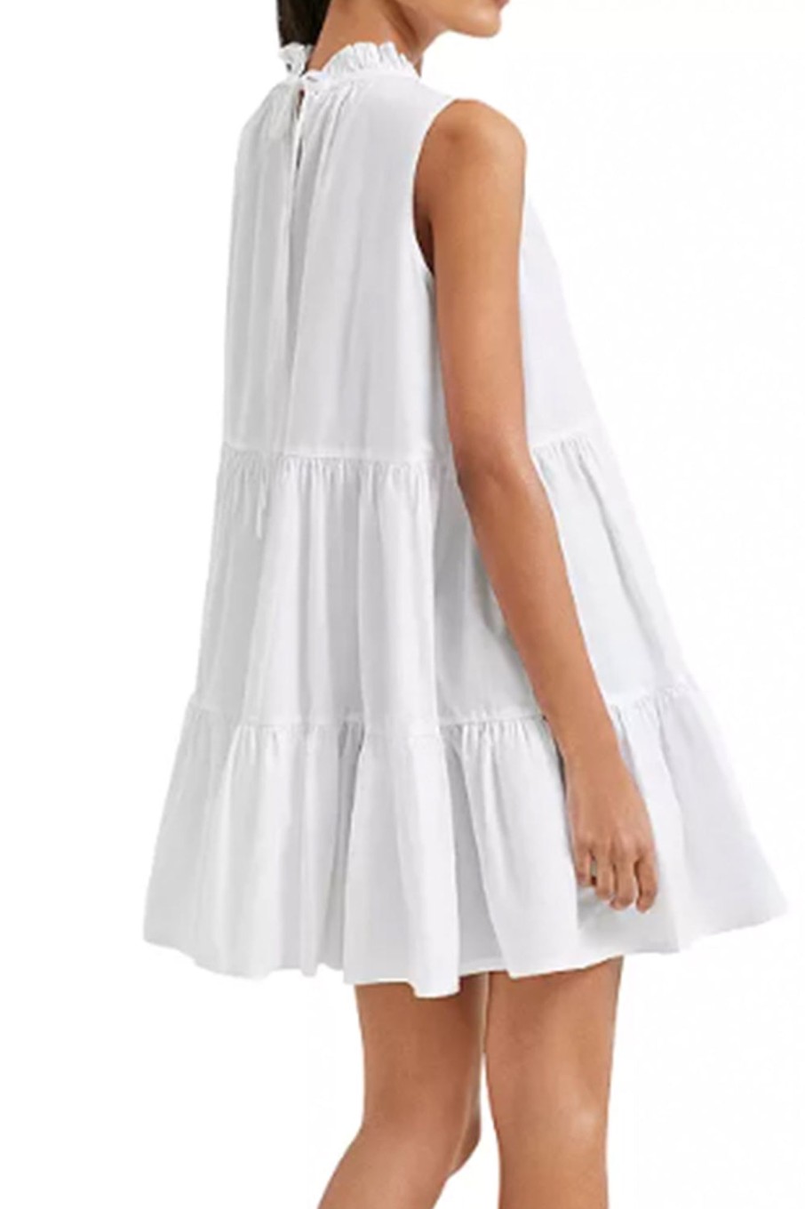 Women Styched Fashion | Spring Fling White Dress