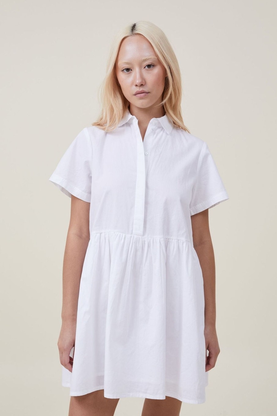 Women Styched Fashion | Lincoln White Dress