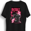 Men Styched | Rebel Graphic Printed Black Tshirt