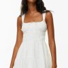 Women Styched Fashion | Prairie White Dress