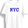 Men Styched | Nyc Graphic Printed White Tshirt