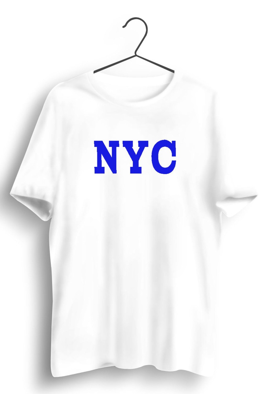 Men Styched | Nyc Graphic Printed White Tshirt