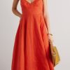 Women Styched Fashion | Gangneung Orange Dress