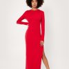 Women Styched Fashion | Ribbed Long Sleeved Bodycon Maxi Dress