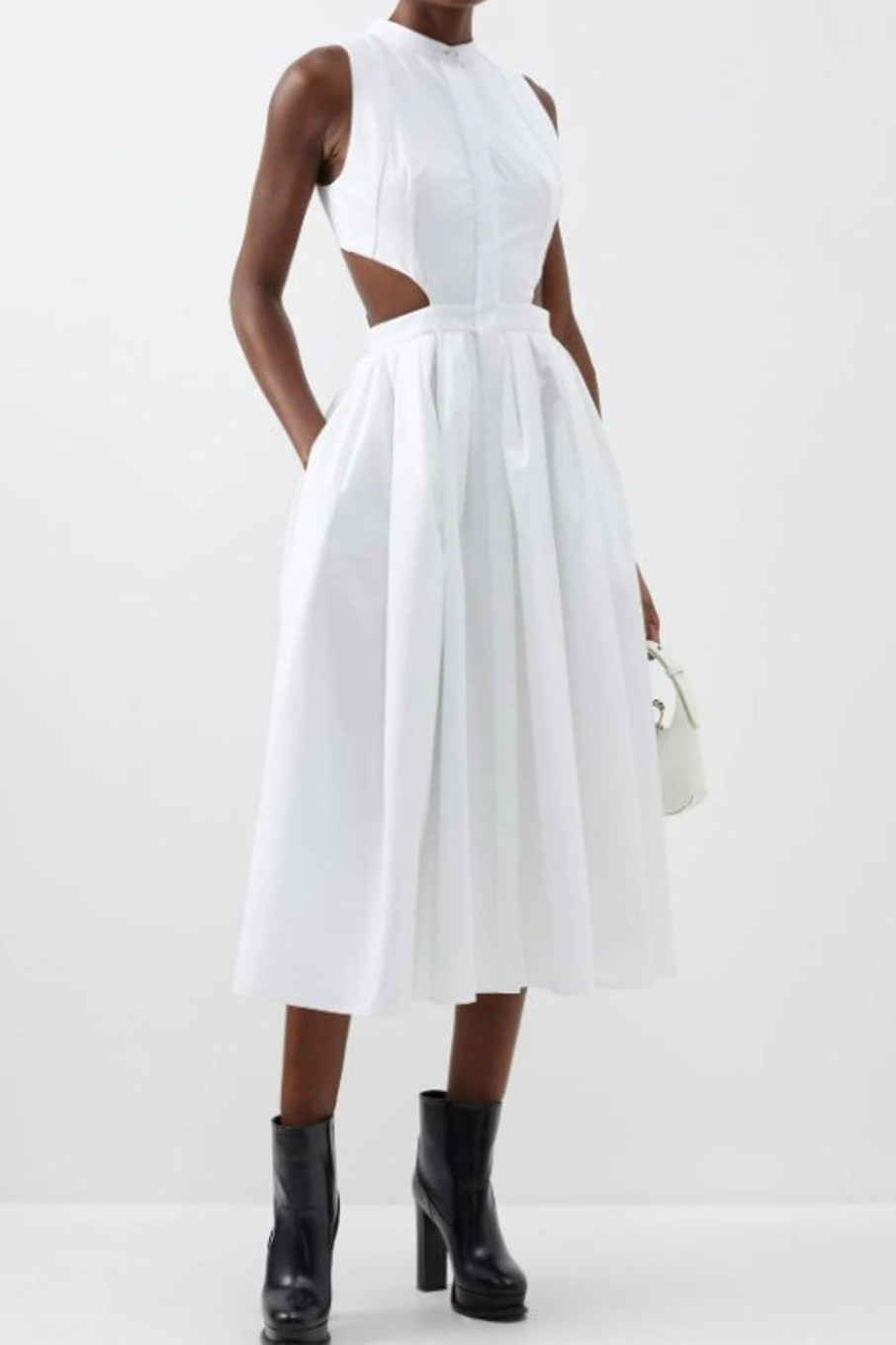 Women Styched Fashion | Seosan White Dress