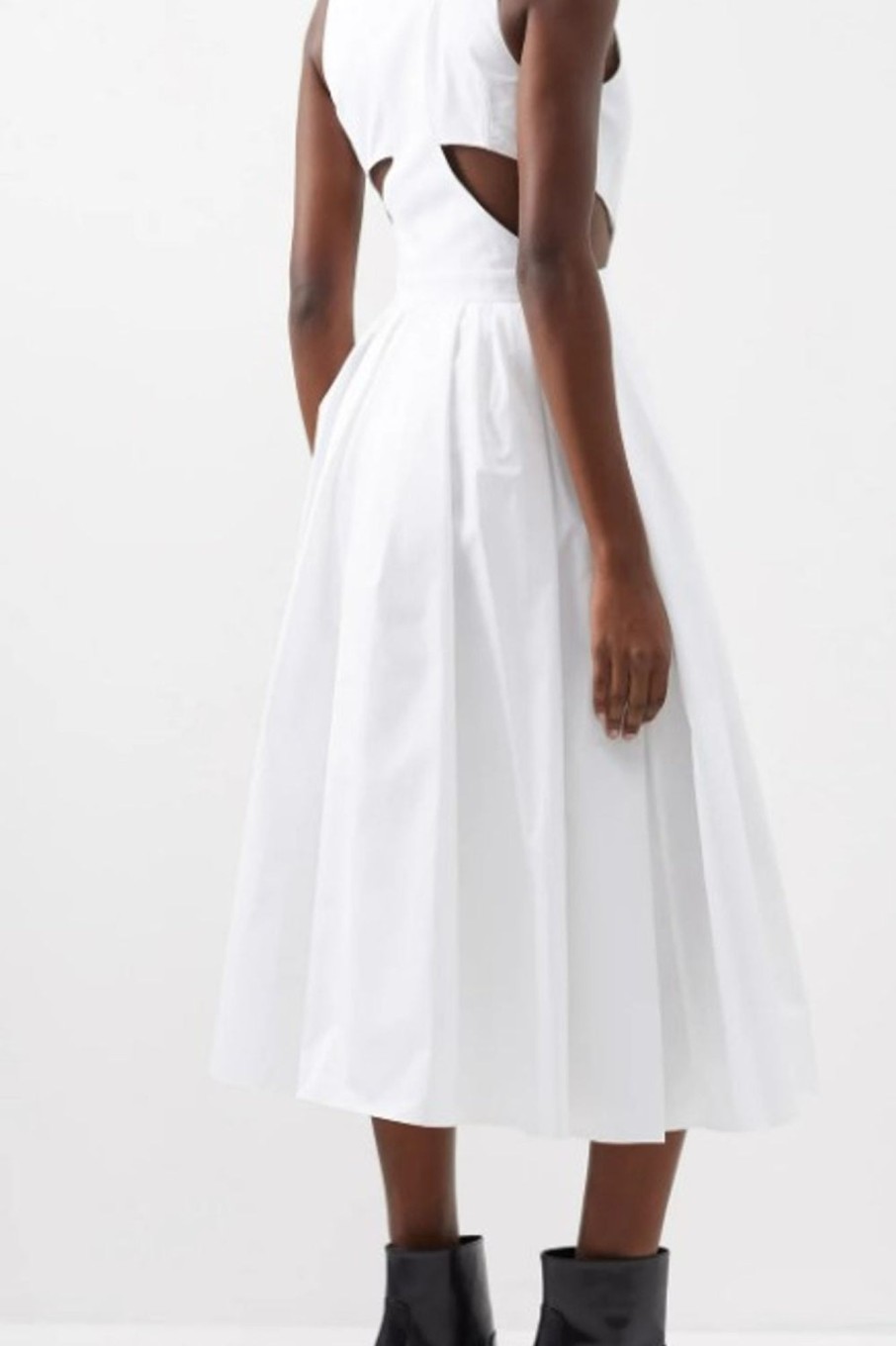 Women Styched Fashion | Seosan White Dress