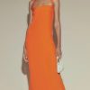 Women Styched Fashion | Volzhsky Orange Dress