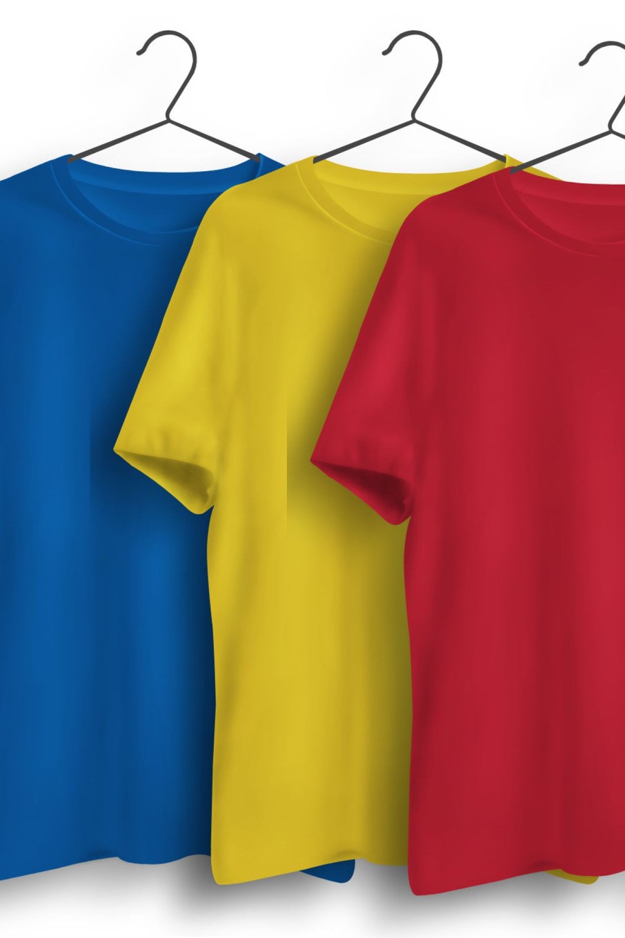 Men Styched Fashion | Pack Of 3 - Blue, Yellow And Red