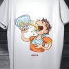 Men Styched Fashion | Quench Your Thirst With Beer - Funny Graphic Printed Casual T Shirt