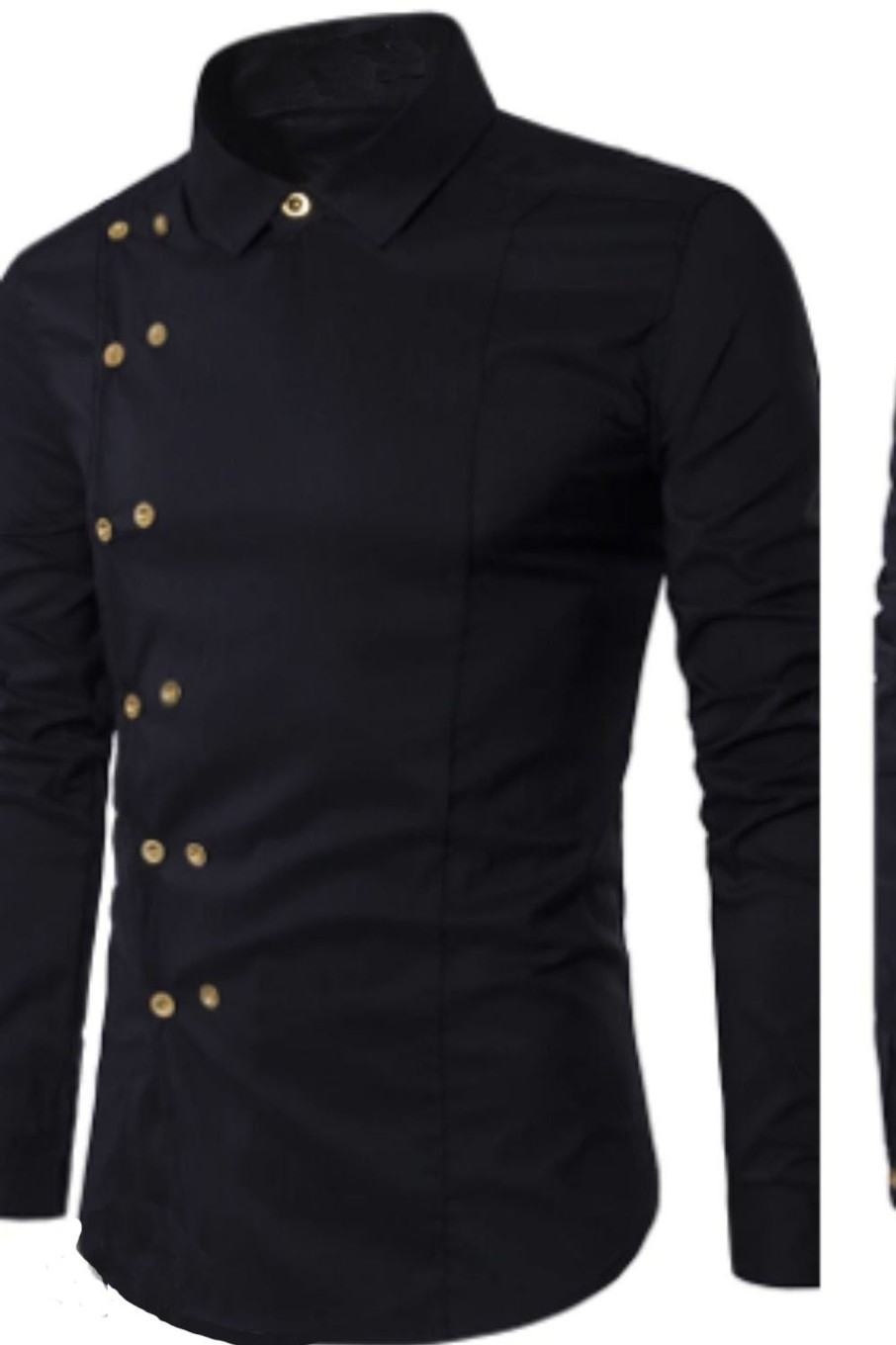 Men Styched Fashion | Side Button Formal Shirt