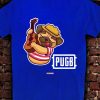 Men Styched Fashion | Pugb Following Pubg Style - Quirky Graphic T-Shirt Blue Color