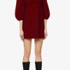 Women Styched Fashion | Sweetheart Symphony Dress Maroon