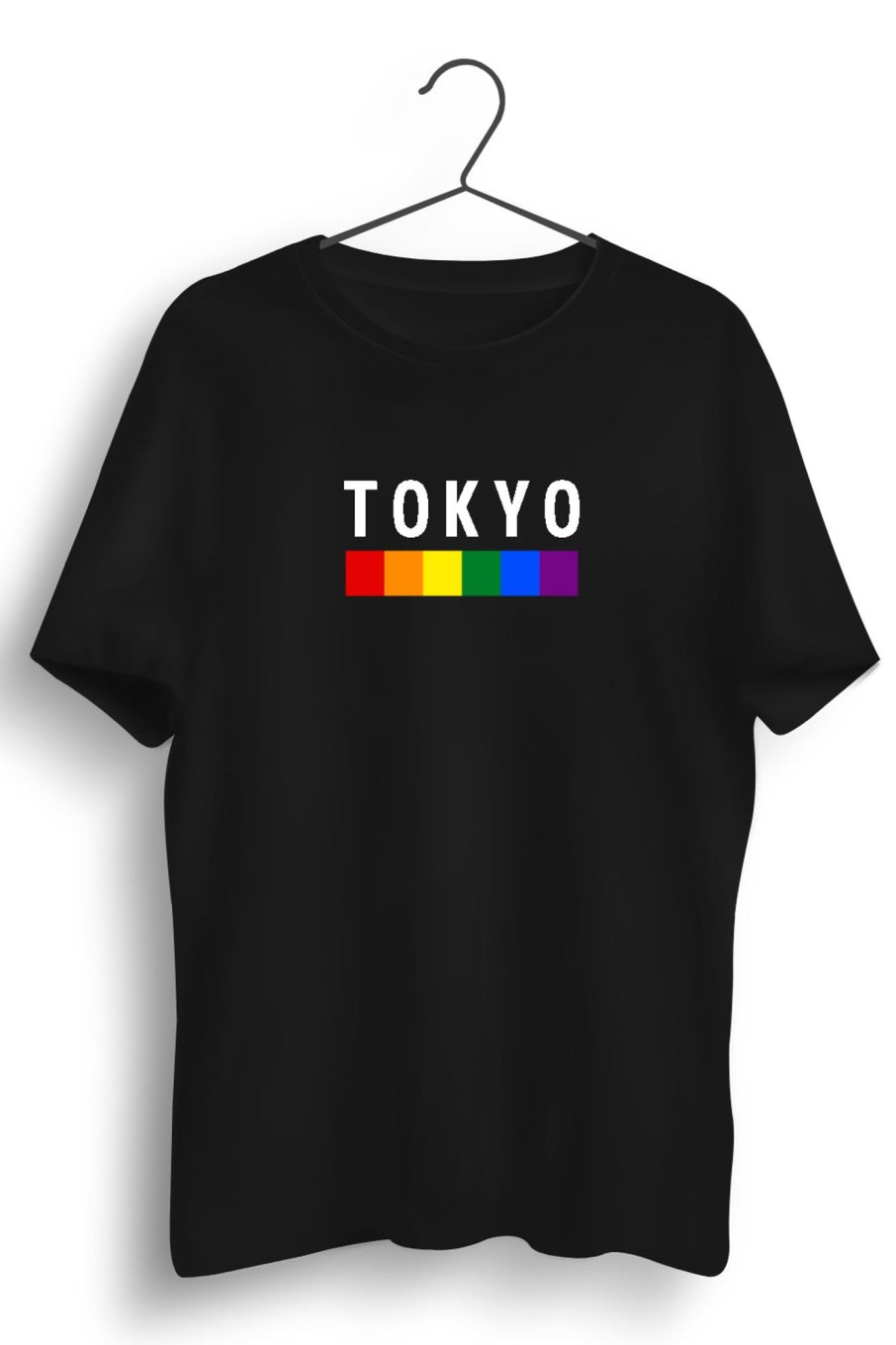 Men Styched | Tokyo Graphic Printed Black Tshirt