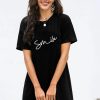 Women Styched Fashion | Smile Tee Dress