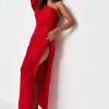 Women Styched Fashion | Asymmetric One Shoulder Midi Dress