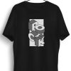 Men Styched | Rock Graphic Printed Black Tshirt