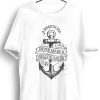 Men Styched | Sailor Graphic Printed White Tshirt