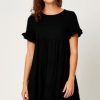 Women Styched Fashion | Ruffle Tiered Smock Dress