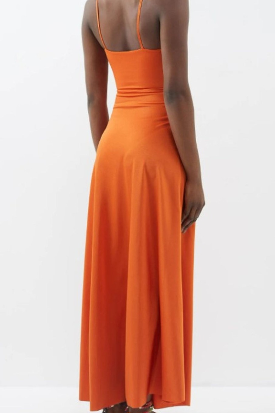 Women Styched Fashion | Cheongdo Orange Dress