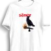 Men Styched | Silence Graphic Printed White Tshirt