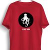 Men Styched | I Sea You Graphic Printed Red Tshirt