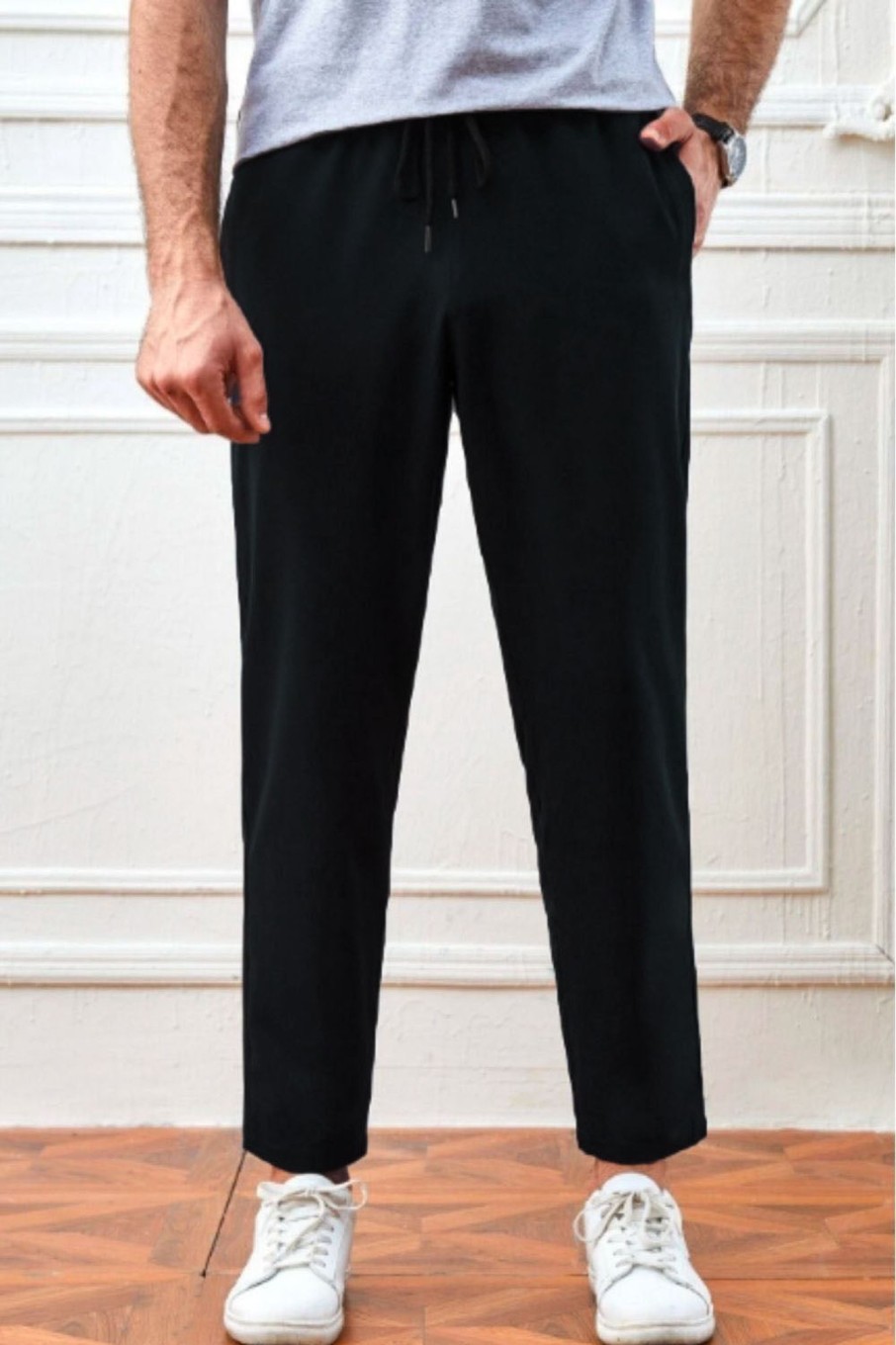 Men Styched Fashion | Solid Pocket Front Trousers