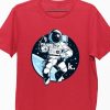 Men Styched Fashion | Astronaut K Red Tshirt