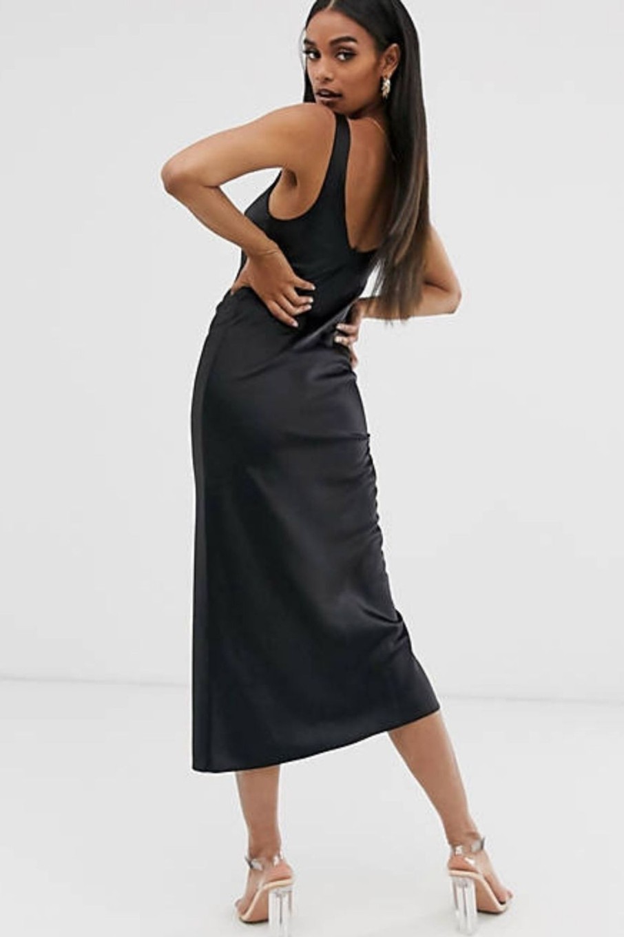 Women Styched Fashion | Pretty Me Black Maxi Dress