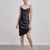 Women Styched Fashion | Ruched Single-Side Drawstring Bodycon Dress