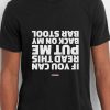 Men Styched Fashion | If You Can Read This - Graphic T-Shirt Black Color