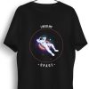 Men Styched | I Need My Space Graphic Printed Black Tshirt