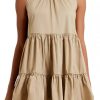 Women Styched Fashion | Spring Fling Beige Dress