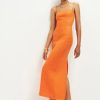 Women Styched Fashion | Vologda Orange Dress