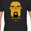 Men Styched Fashion | I Am The Danger, Breaking Bad - Quirky Graphic T-Shirt Black Color