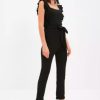 Women Styched Fashion | Call Me May Be Black Jumpsuit