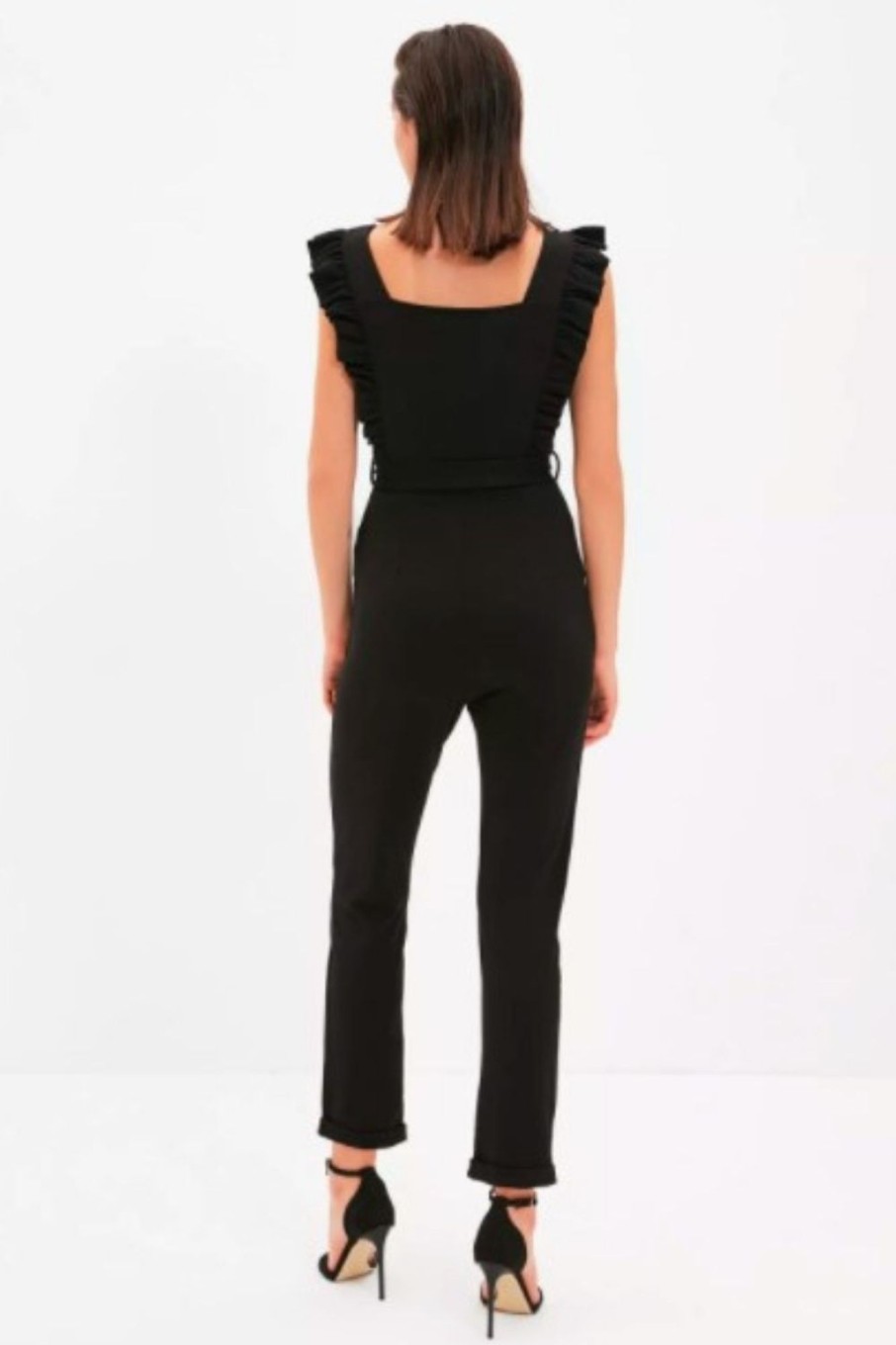 Women Styched Fashion | Call Me May Be Black Jumpsuit