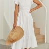 Women Styched Fashion | Beach Vibe White Dress