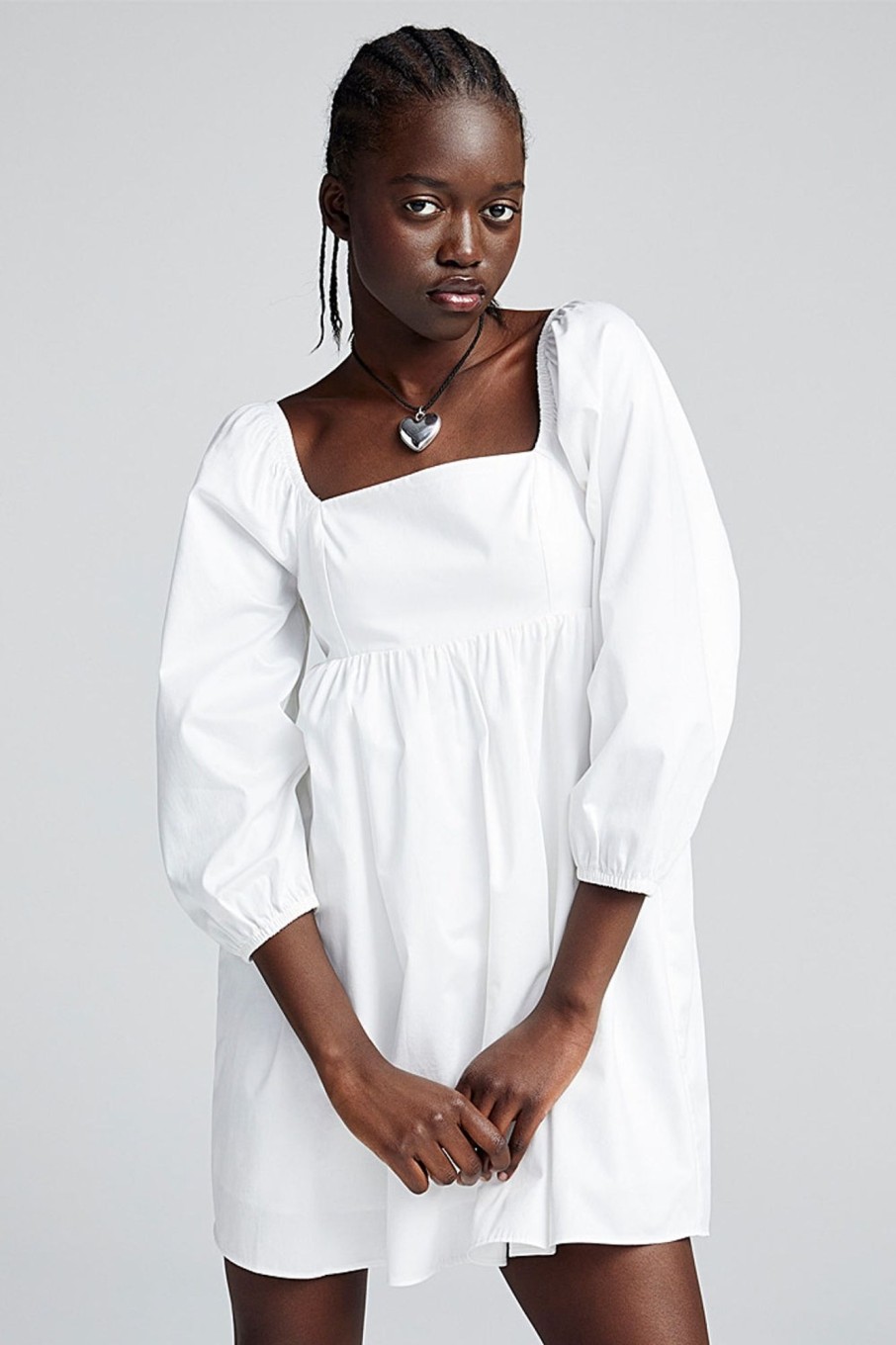 Women Styched Fashion | Fredericton White Dress