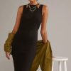 Women Styched Fashion | Back Smart Layered Tank Dress