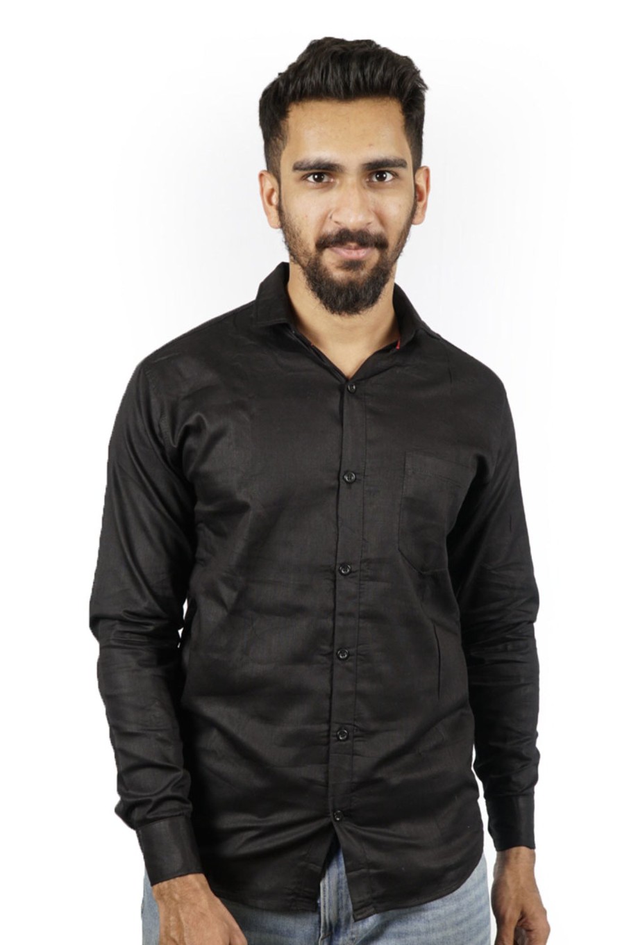 Men Styched Fashion | Classic Black Slim Fit Shirt