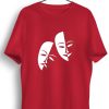 Men Styched | Masked Lives Graphic Printed Red Tshirt