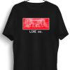 Men Styched | Live Co Concert Graphic Printed Black Tshirt