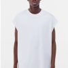 Men Styched Fashion | Boxy Fit White T-Shirt