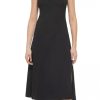 Women Styched Fashion | Greek Line Black Dress