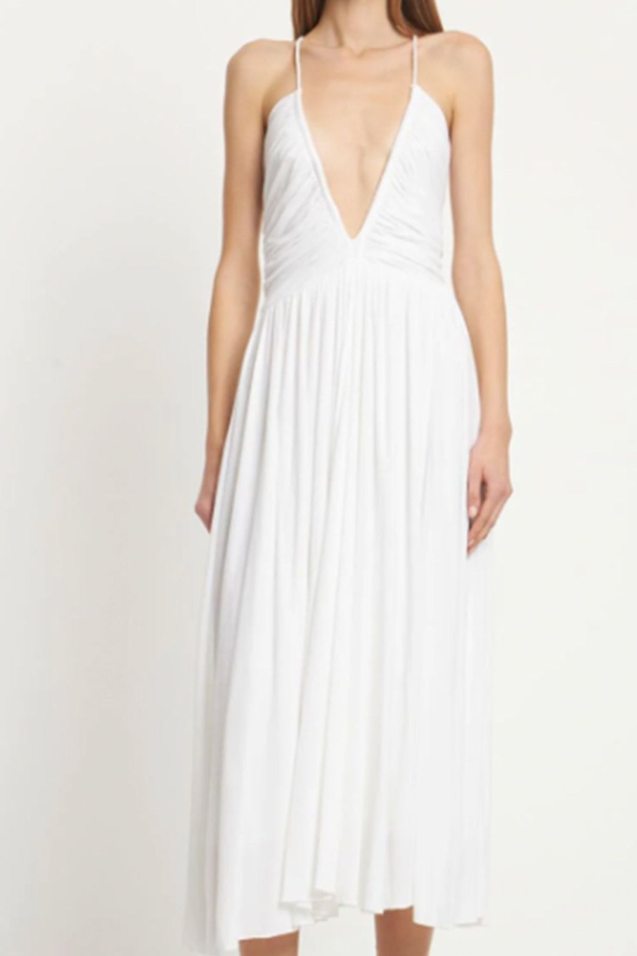 Women Styched Fashion | Zen White Dress