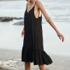 Women Styched Fashion | Calm Flowy Black Dress