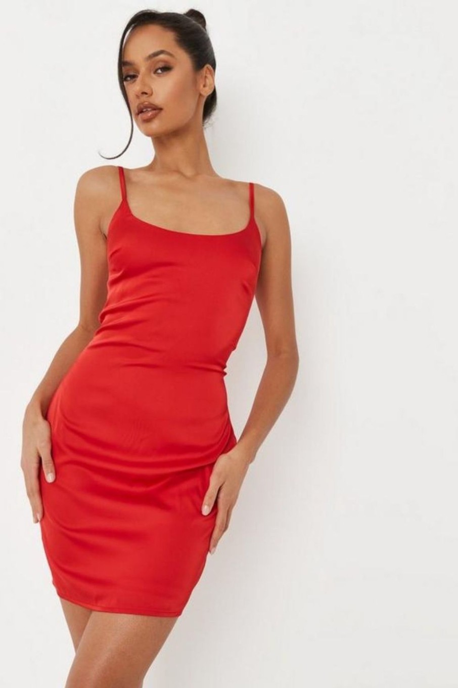 Women Styched Fashion | Roma Red Dress