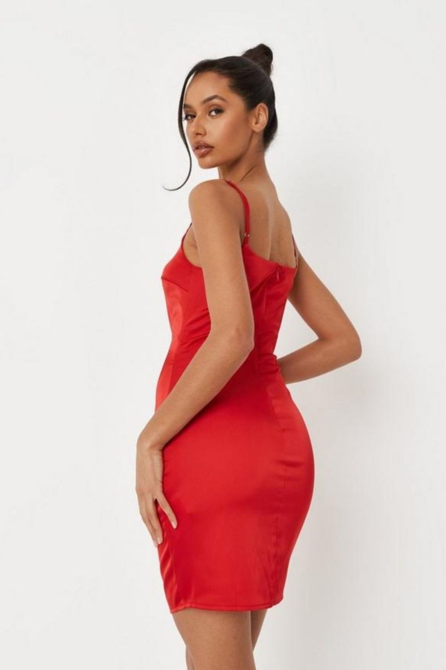 Women Styched Fashion | Roma Red Dress